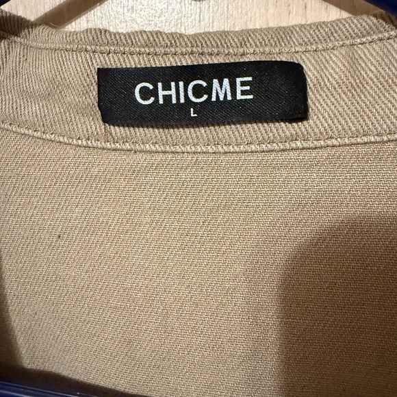 Glam Olive Sequin Utility Jacket - Picture 4 of 5